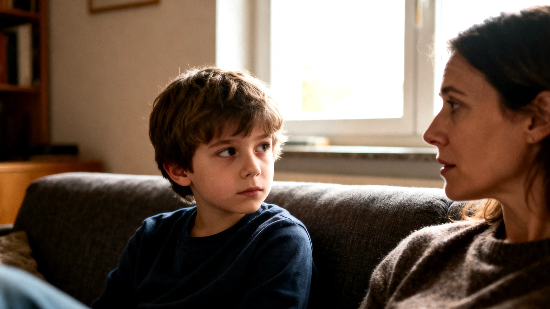 Die Mutter findet es schwierig, mit ihrem Kind einen echten emotionalen Dialog aufzubauen. Obwohl sie physisch anwesend ist, bleibt die emotionale Verbindung oberflächlich: Das Kind teilt seine Gefühle, Ängste und inneren Erlebnisse kaum mit, und die Mutter weiß nicht, wie sie einen sicheren und vertrauensvollen Raum schaffen kann, in dem das Kind sich wirklich gehört und verstanden fühlt."